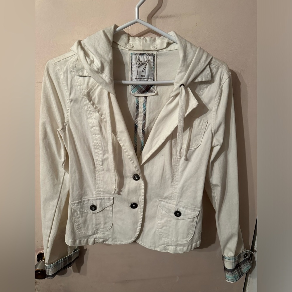 Garage White jacket blazer